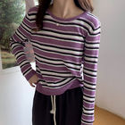 High Elastic Base Thin Women Knit Sweater One Size